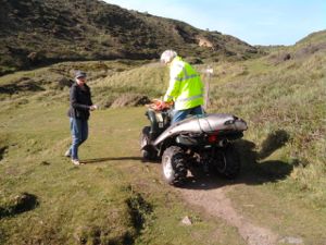 and transporting the porpoise away. 